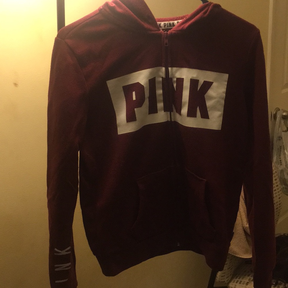 Pink burgundy jacket